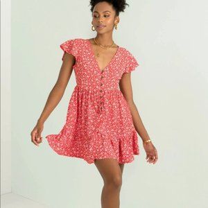 Sundae Muse | Tessa Summer Dress in Red ♥️ |NWOT|